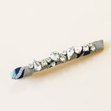 Straight Hair Clip Silver