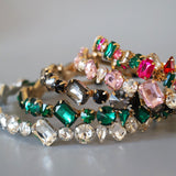 Gold Black Studs Headband