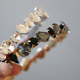 Gold Black Studs Headband