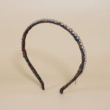 Narrow Headband Metal Silver