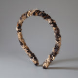 Narrow Brown Teddy Headband