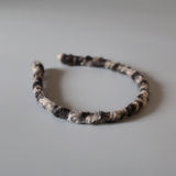 Narrow Grey Teddy Headband