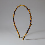 Narrow Navy Gold Headband