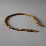 Narrow Navy Gold Headband
