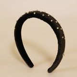 Slender Headband Velour Brown