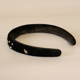 Slender Headband Velour Brown