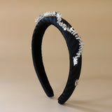 Slender Headband Silver Wave