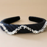 Slender Headband Silver Wave