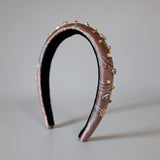 Slender Headband Metal Pink