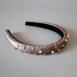 Slender Headband Metal Pink