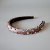 Slender Headband Metal Pink