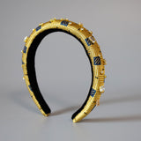 Slender Headband Gold and Gold