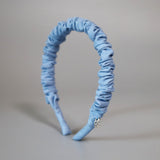 Gather Headband Light Blue Denim