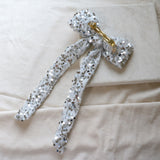 Rong RIbbon Barrette White