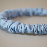 Gather Headband Light Blue Denim