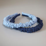 Gather Headband Light Blue Denim