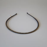 Black Gold Studs Line Headband