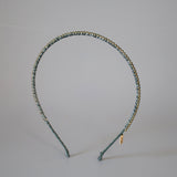 Olive Green Studs Line Headband