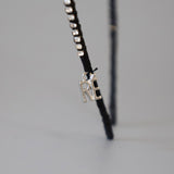Black Silver Studs Line Headband