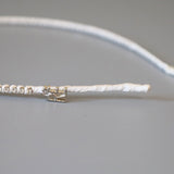 Clean White Studs  Line Headband