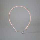 Pale Pink Studs Line Headband