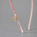Pale Pink Studs Line Headband