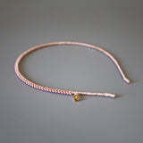 Pale Pink Studs Line Headband
