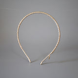 Beige Studs Line Headband