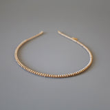 Beige Studs Line Headband