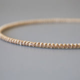 Beige Studs Line Headband