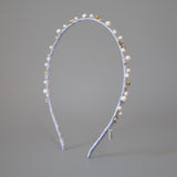 Pale Blue Pearl Headband
