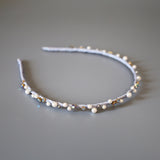 Pale Blue Pearl Headband
