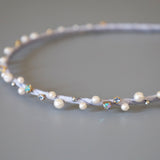 Pale Blue Pearl Headband