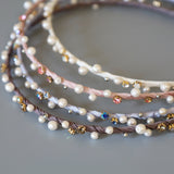 Pale Blue Pearl Headband