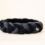 OG Headband Velour and Silk Braid