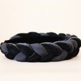 OG Headband Velour and Silk Braid