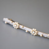 Beige Flower Barrette