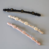Pink Flower Barrette