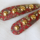 Hair Pin Red Gold