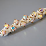 White Studs Barrette