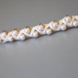 White Pearl Studs Barrette