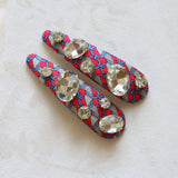 Hair Pin Red Grey