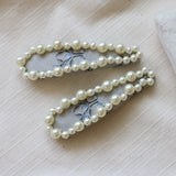 Hair Pin White Pearl