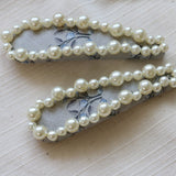 Hair Pin White Pearl