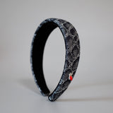 Thin Headband Snake Denim Red Heart