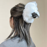 Tulle White Scrunchie