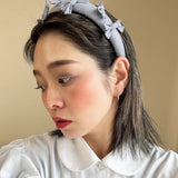 OG Headband Blue Black Stripe