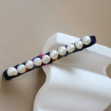 Straight Hair Pin Navy Pearl