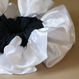 Baby Frills Scrunchie Denim White