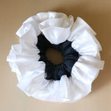 Baby Frills Scrunchie Denim White